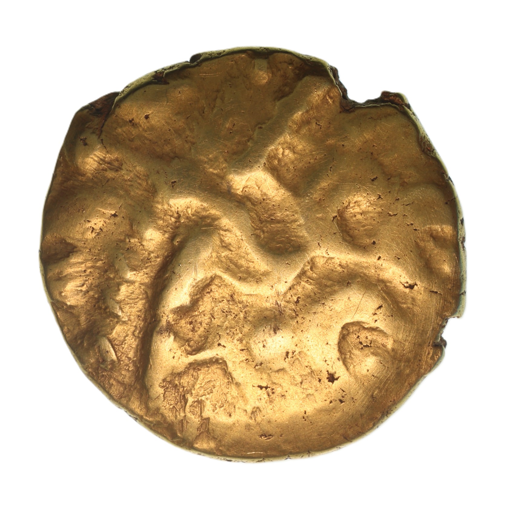Regini & Atrebates 1st Century BC Selsey Two Faced Gold Stater *Scarce* - Image 2