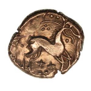 Iceni 1st Century BC Freckenham Cross Crown Type Gold Stater *Excessively Rare*