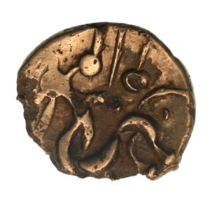 Corieltavi 1st Century BC Gold Plated Stater South Ferriby