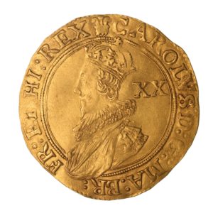 Charles I AD 1625-1649 Gold Unite Group B