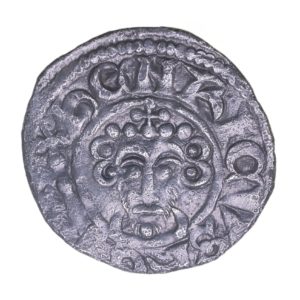 John AD 1199-1216 Silver Short Cross Penny Canterbury