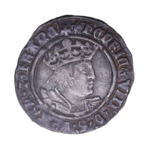Henry VIII AD 1509-1547 Silver Groat 2nd Issue