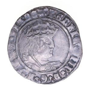 Henry VIII AD 1509-1547 Silver Groat 2nd Issue