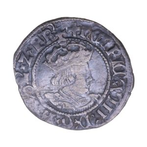 Henry VIII AD 1509-1547 Silver Halfgroat 2nd Issue York