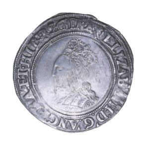 Elizabeth I AD 1558-1603 Silver Shilling 2nd Issue