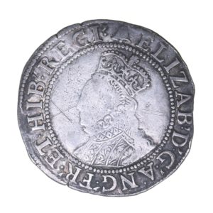 Elizabeth I AD 1558-1603 Silver Shilling 6th Issue