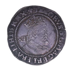 James AD 1603-1625 Silver Shilling 3rd Issue