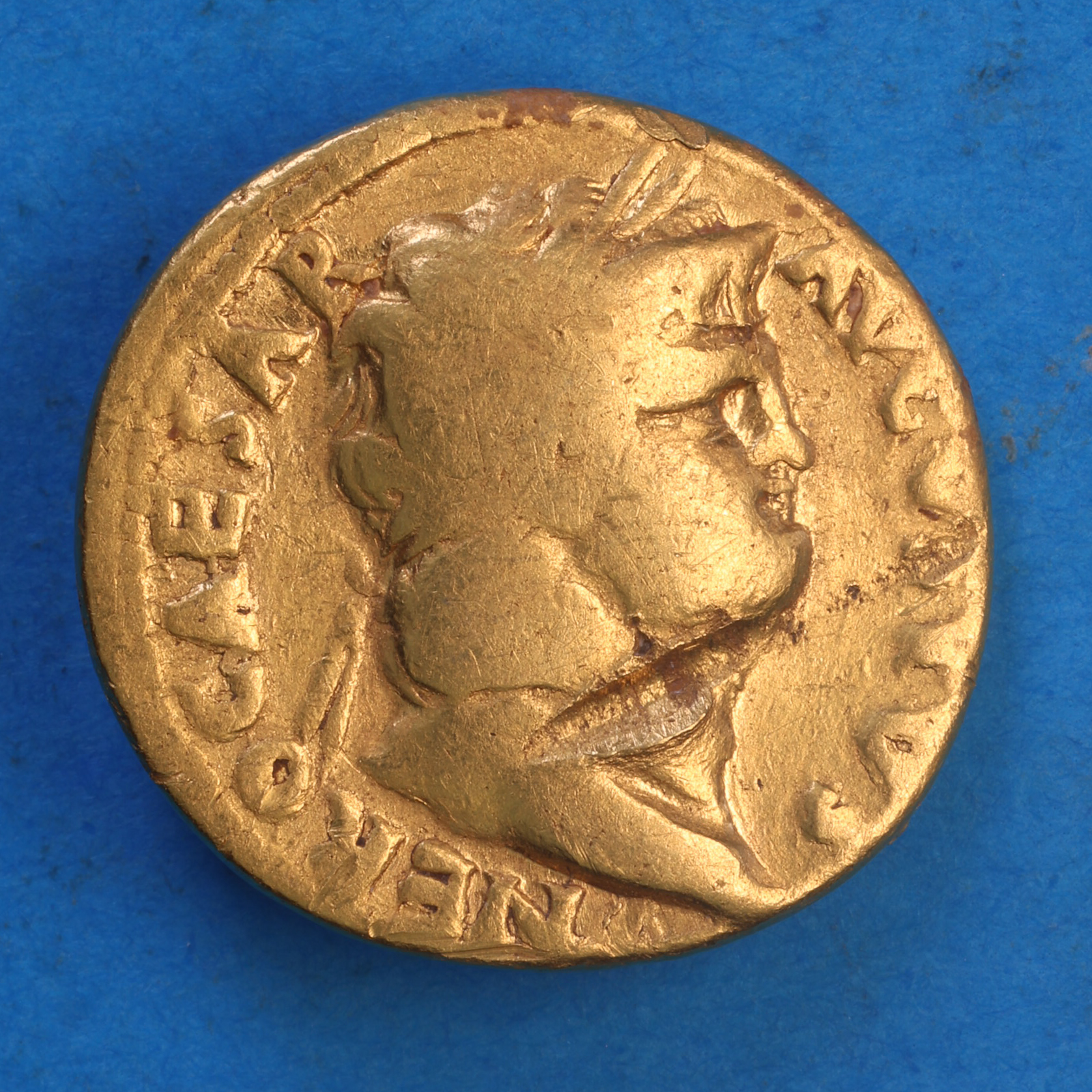 Nero AD 54-68 Gold Aureus The Twelve Caesars Rome - Image 3