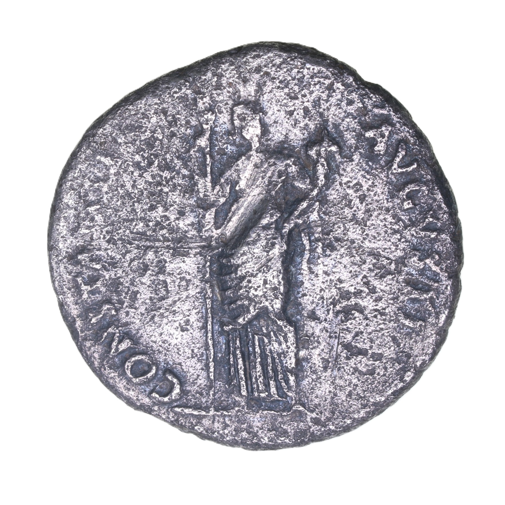 Antonia Mother of Claudius AD 41-54 Silver Denarius Rome *Rare* - Image 2