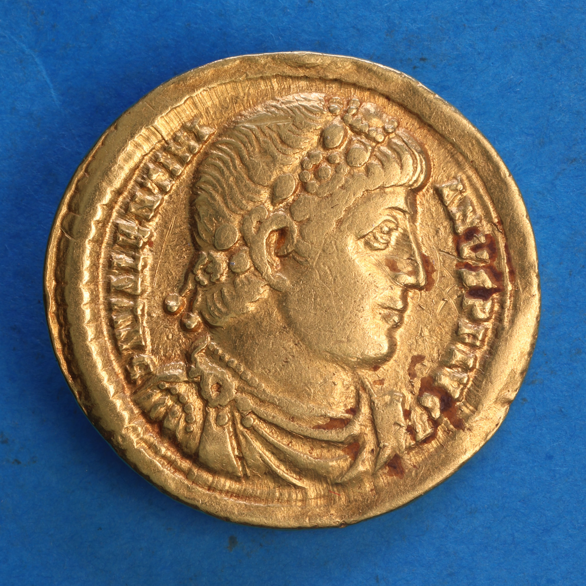 Valentinian I AD 364-375 Gold Solidus Antioch - Image 3