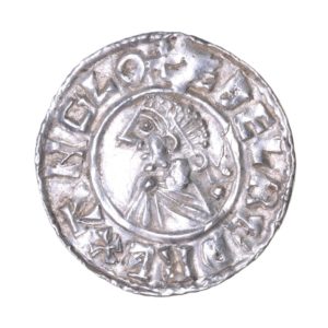 Aethelred II AD 978-1016 Silver Penny Last Small Cross London
