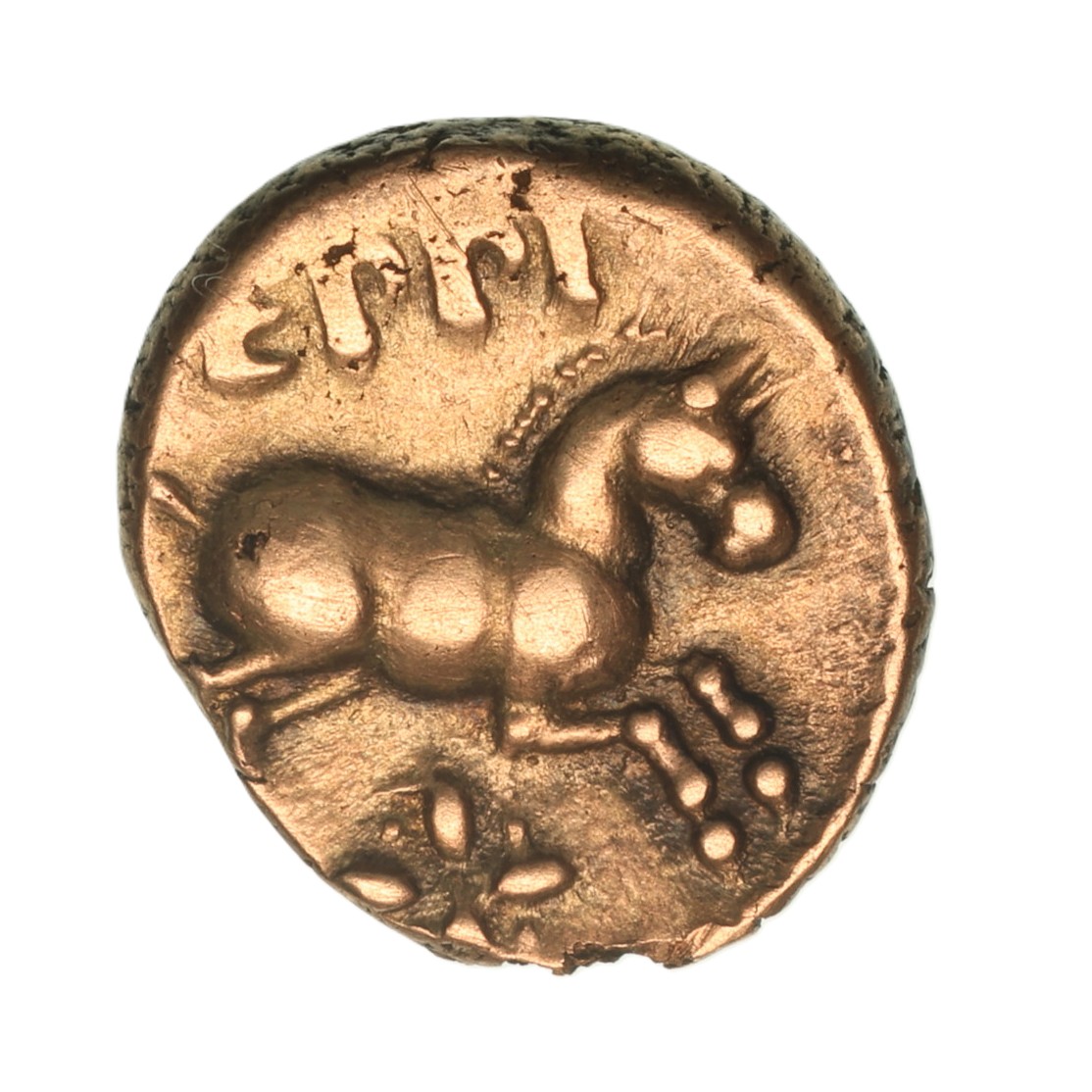 Cantiaci Eppillus c.AD 1-15 Margate Gold Quarter Stater *Extremely Rare*