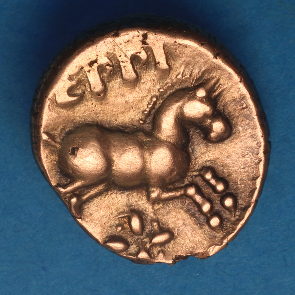 Cantiaci Eppillus c.AD 1-15 Margate Gold Quarter Stater *Extremely Rare* - Image 3