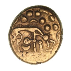 Iceni 1st Century BC Norfolk Wolf Right Type Gold Stater *Scarce*