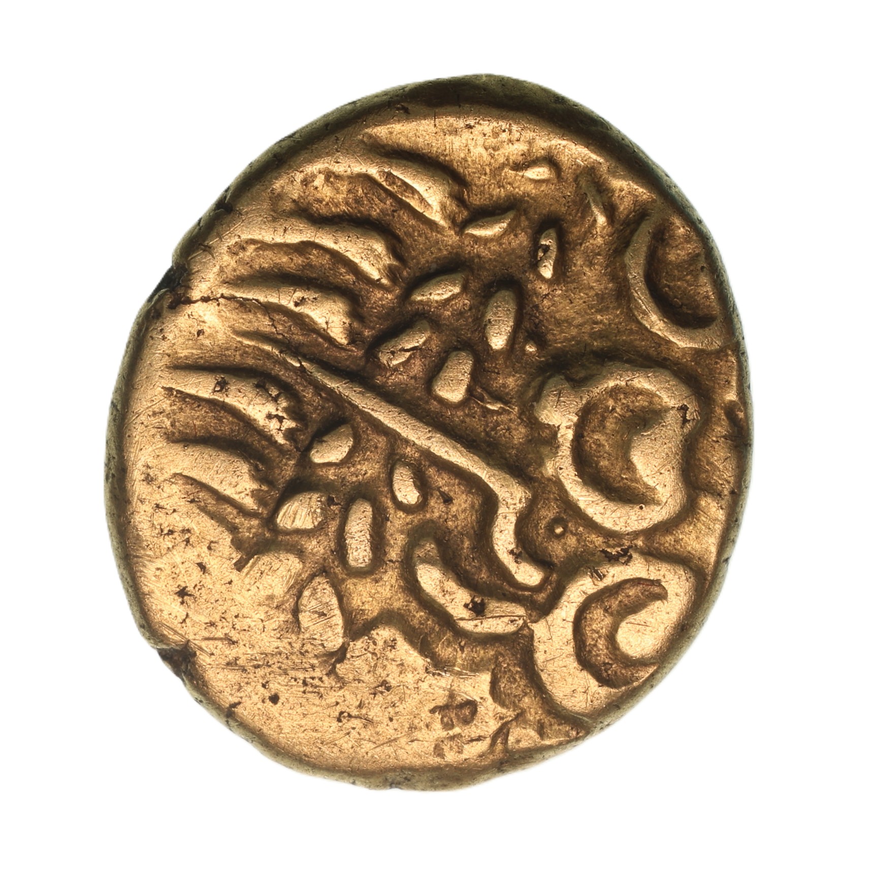 Iceni 1st Century BC Norfolk Wolf Right Type Gold Stater *Scarce* - Image 2