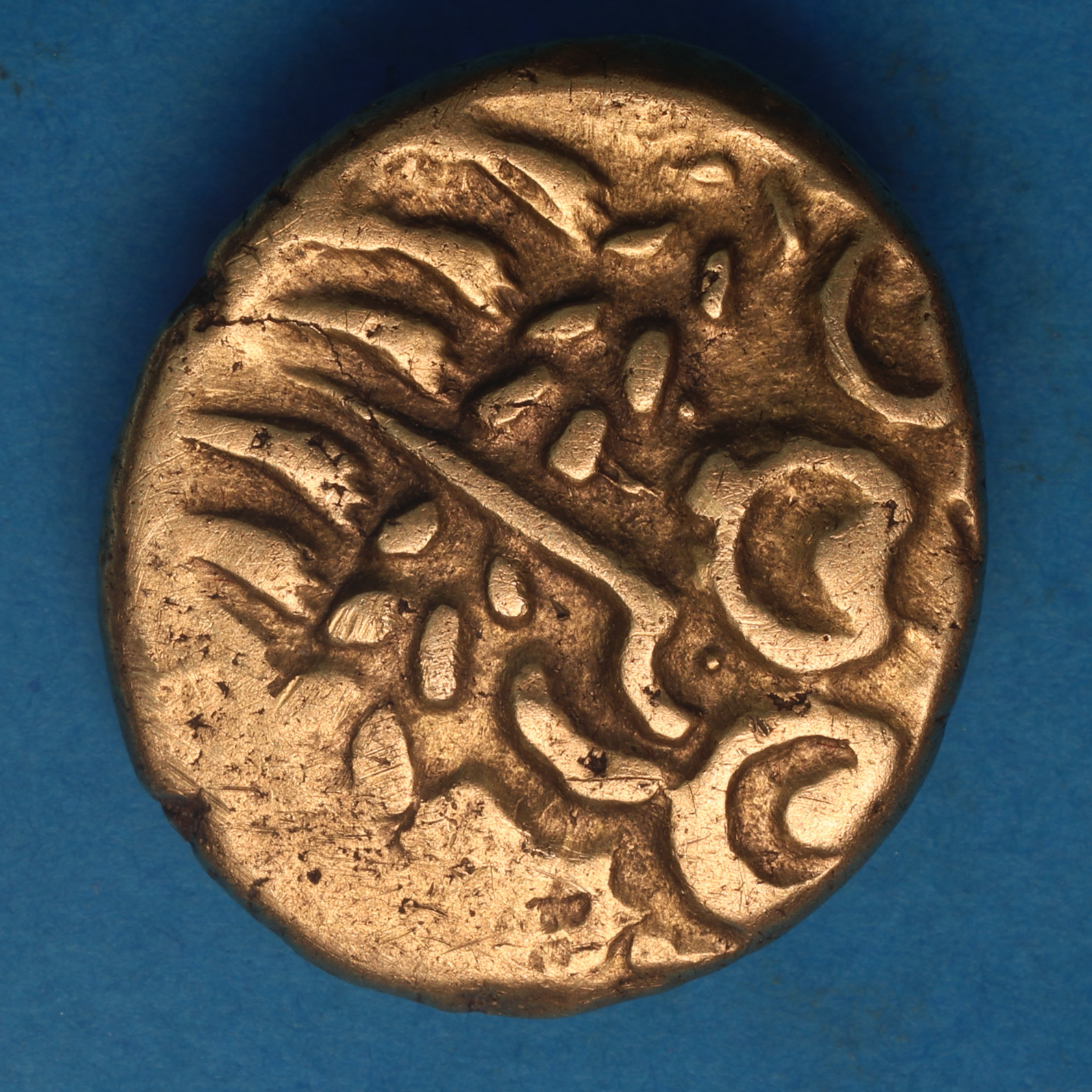 Iceni 1st Century BC Norfolk Wolf Right Type Gold Stater *Scarce* - Image 4