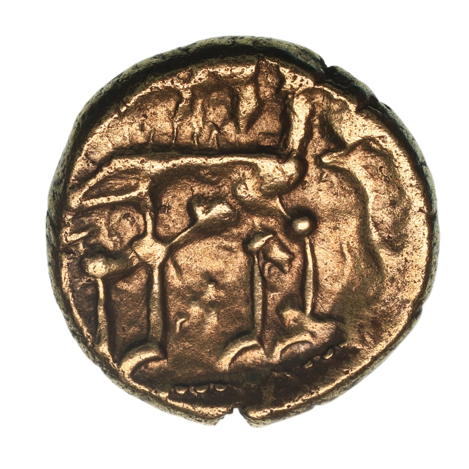 Iceni 1st Century BC Norfolk Wolf Left Type Gold Stater *Scarce*