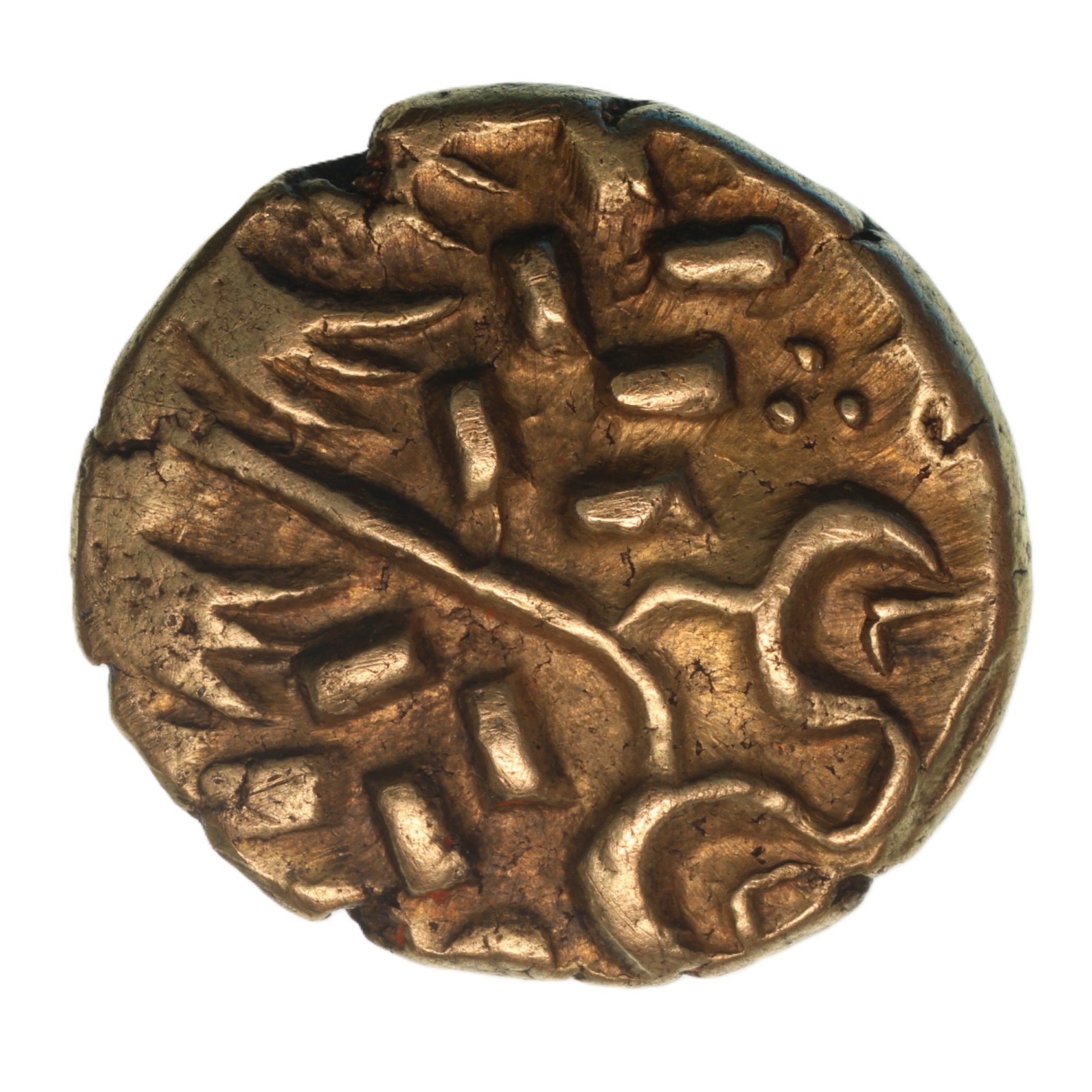 Corieltavi c.1st Century BC Gold Stater South Ferribly - Image 2