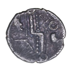 Durotriges 58 BC-AD 43 Silver Quarter Stater Badbury Rat