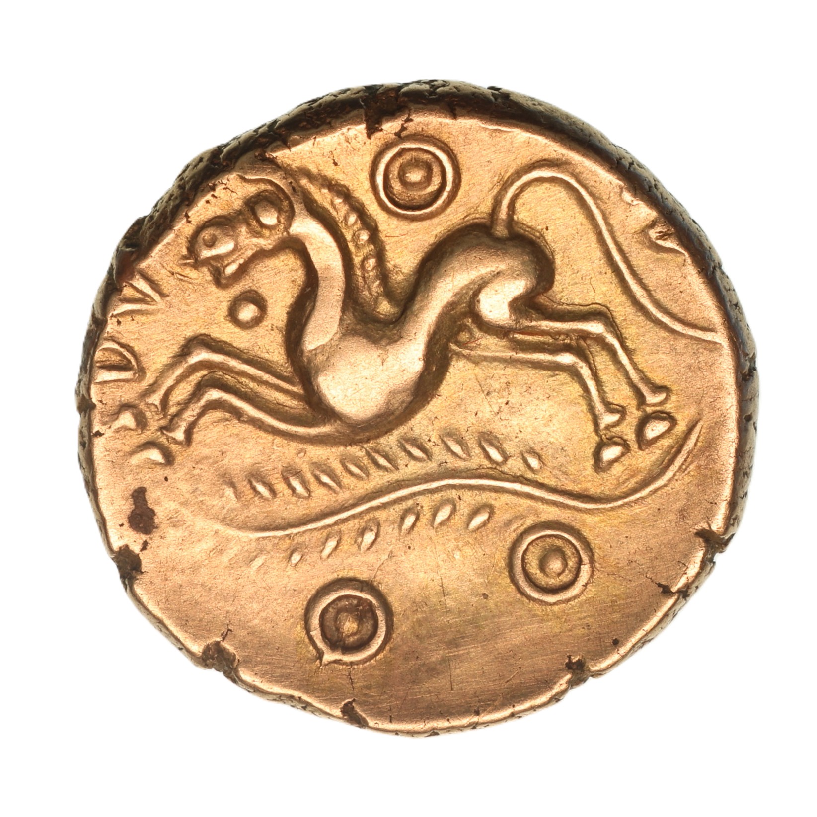 Trinovantes Dubnovellaunos c.5 BC-AD 10 Gold Stater