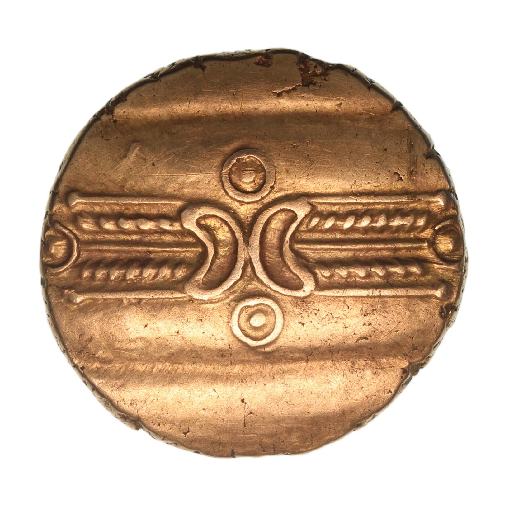 Trinovantes Dubnovellaunos c.5 BC-AD 10 Gold Stater - Image 2