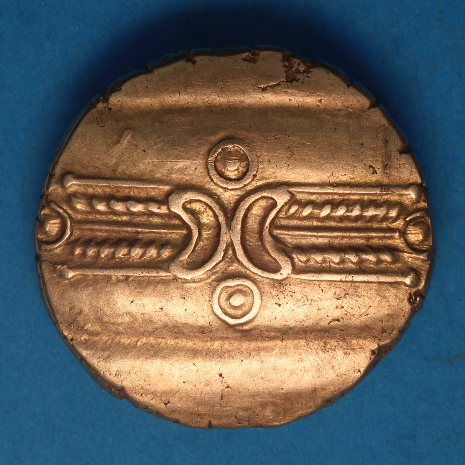 Trinovantes Dubnovellaunos c.5 BC-AD 10 Gold Stater - Image 4