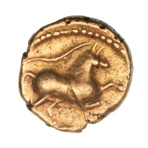 Catuvellaunii & Trinovantes Cunobelinus c. AD 8-41 Gold Quarter Stater