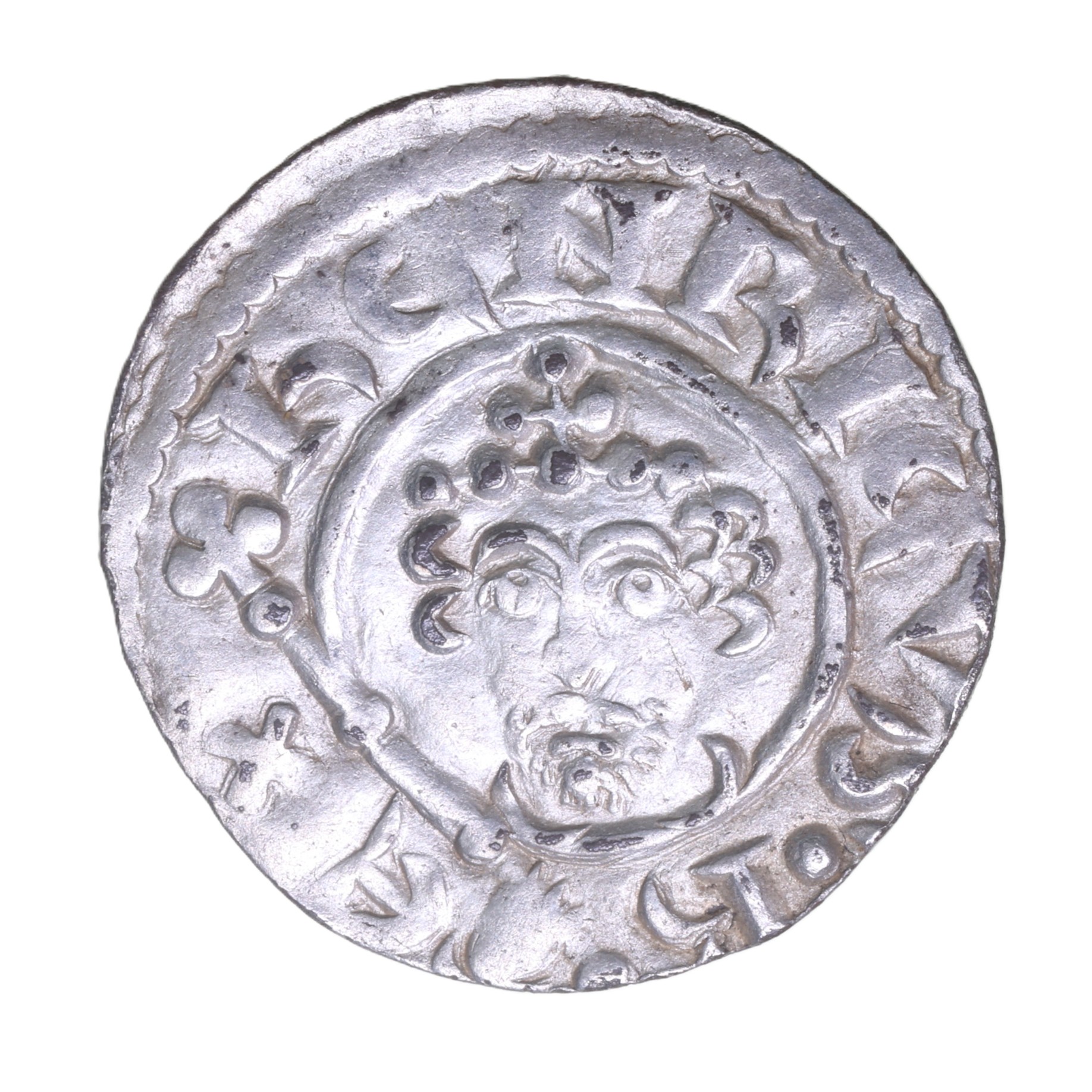 Henry II AD 1154-1189 Silver Short Cross Penny London Class 1b