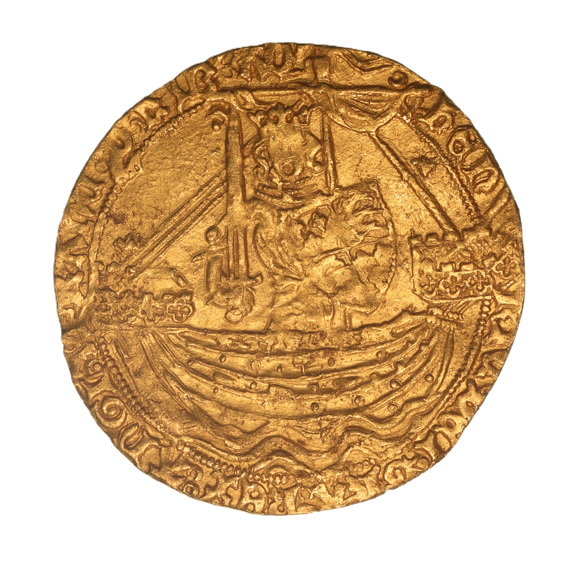 Henry IV AD 1399-1413 Gold Noble London Light Coinage *Very Rare*