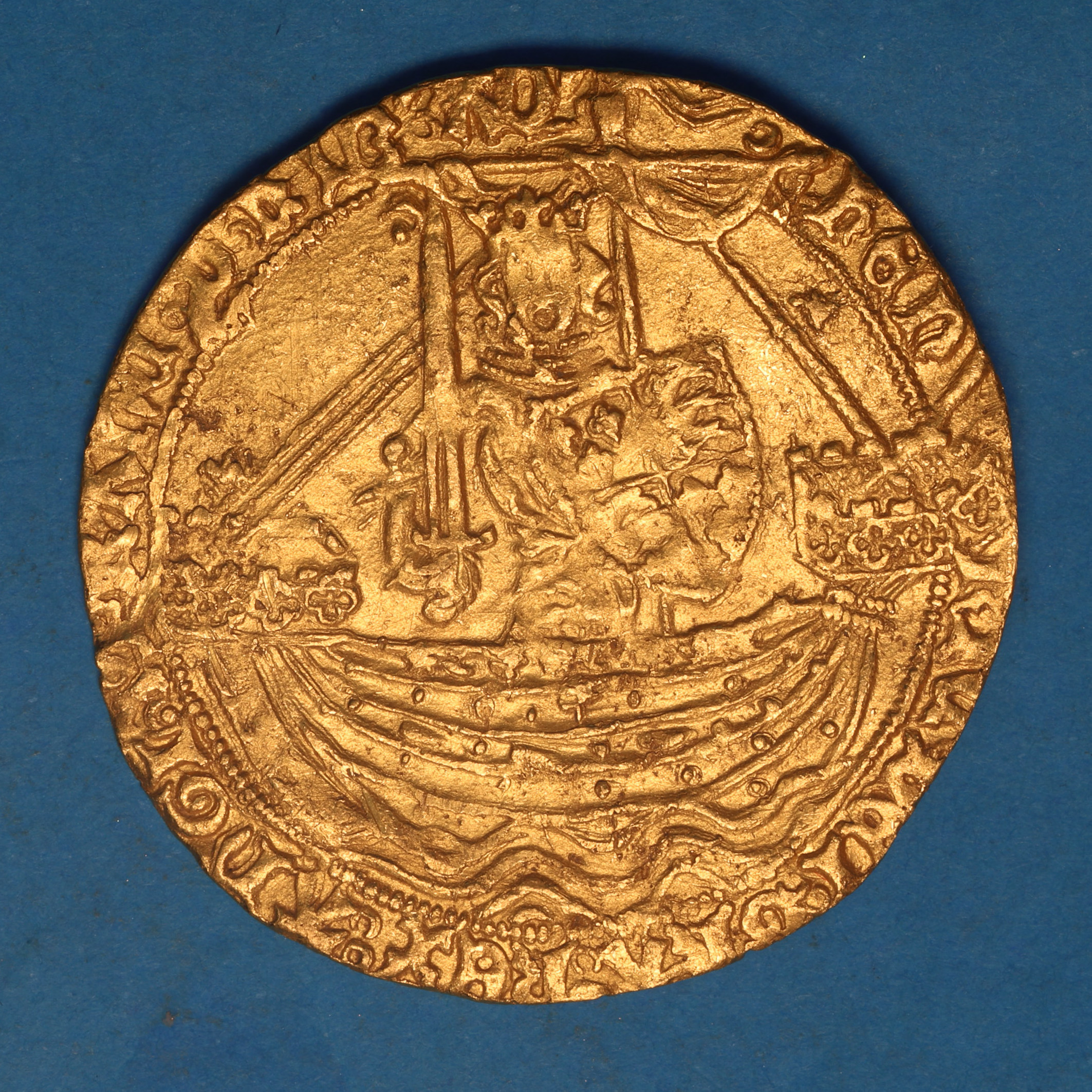 Henry IV AD 1399-1413 Gold Noble London Light Coinage *Very Rare* - Image 3