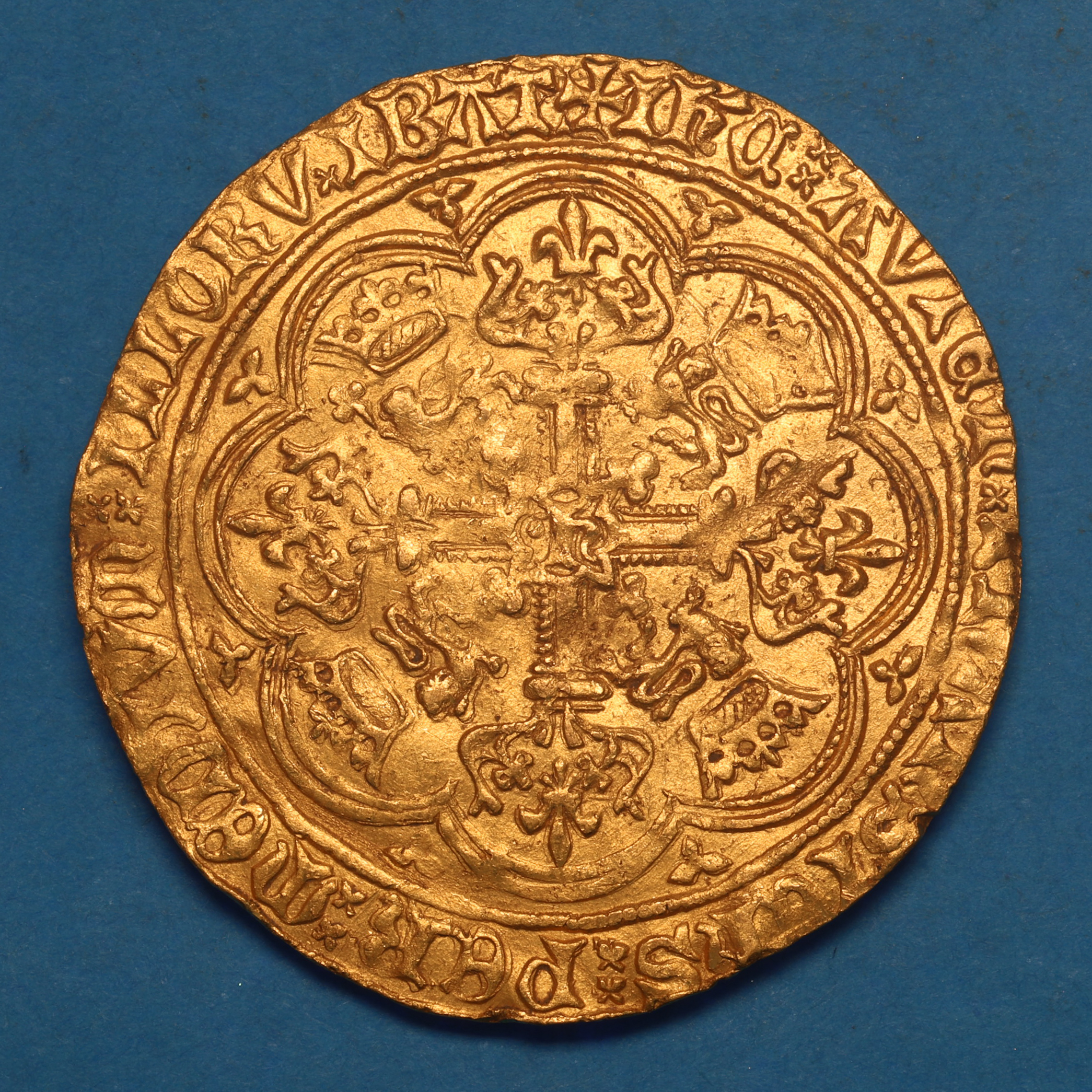 Henry IV AD 1399-1413 Gold Noble London Light Coinage *Very Rare* - Image 4
