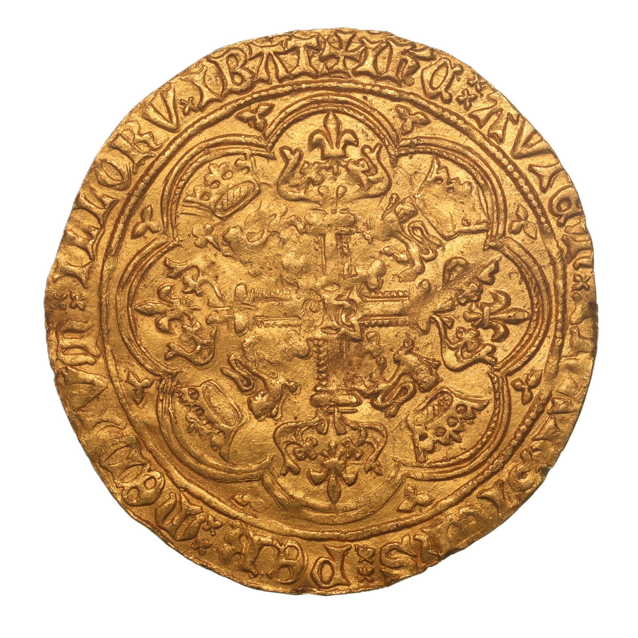 Henry IV AD 1399-1413 Gold Noble London Light Coinage *Very Rare* - Image 2