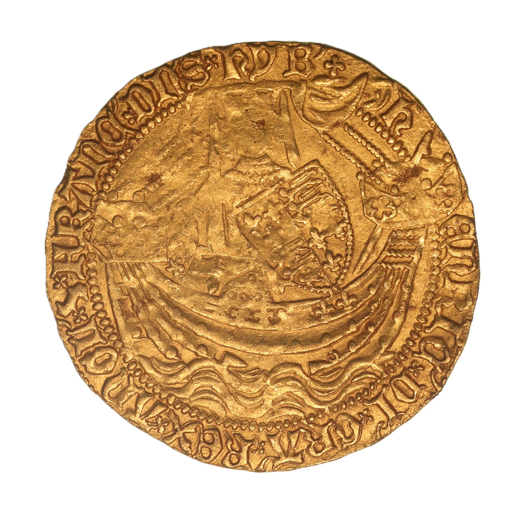 Henry V AD 1413-1422 Gold Noble London