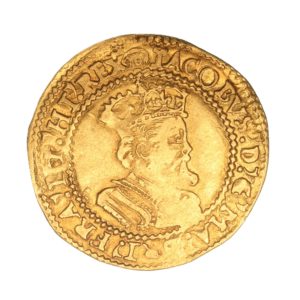 James I AD 1603-1625 Gold Britain Crown 5th Bust