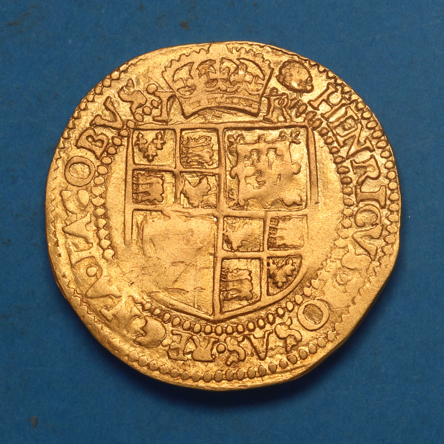James I AD 1603-1625 Gold Britain Crown 5th Bust - Image 4