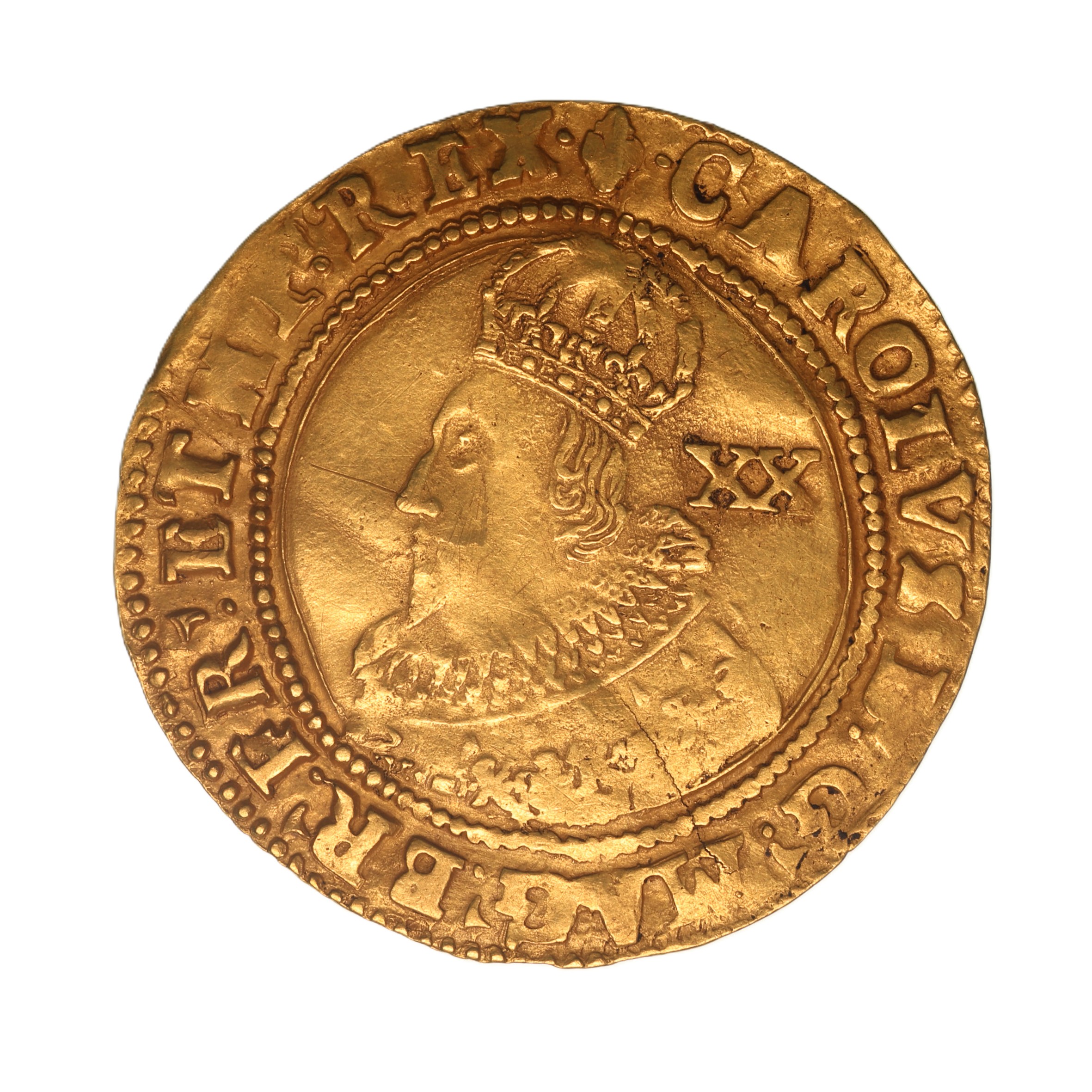 Charles I AD 1625-1649 Gold Unite Group A