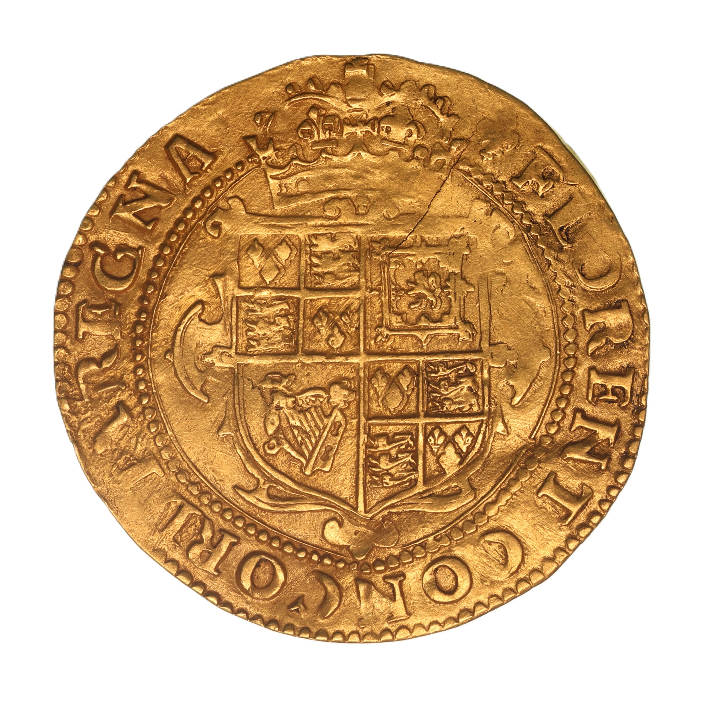 Charles I AD 1625-1649 Gold Unite Group A - Image 2