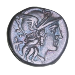 Roman Republic C. Renius 138 BC Silver Denarius
