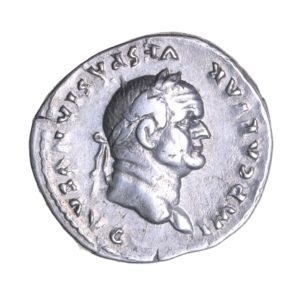 Vespasian AD 69-79 Silver Denarius Rome