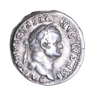 Vespasian AD 69-79 Silver Denarius Rome
