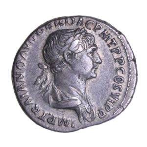 Trajan AD 98-117 Silver Denarius Rome