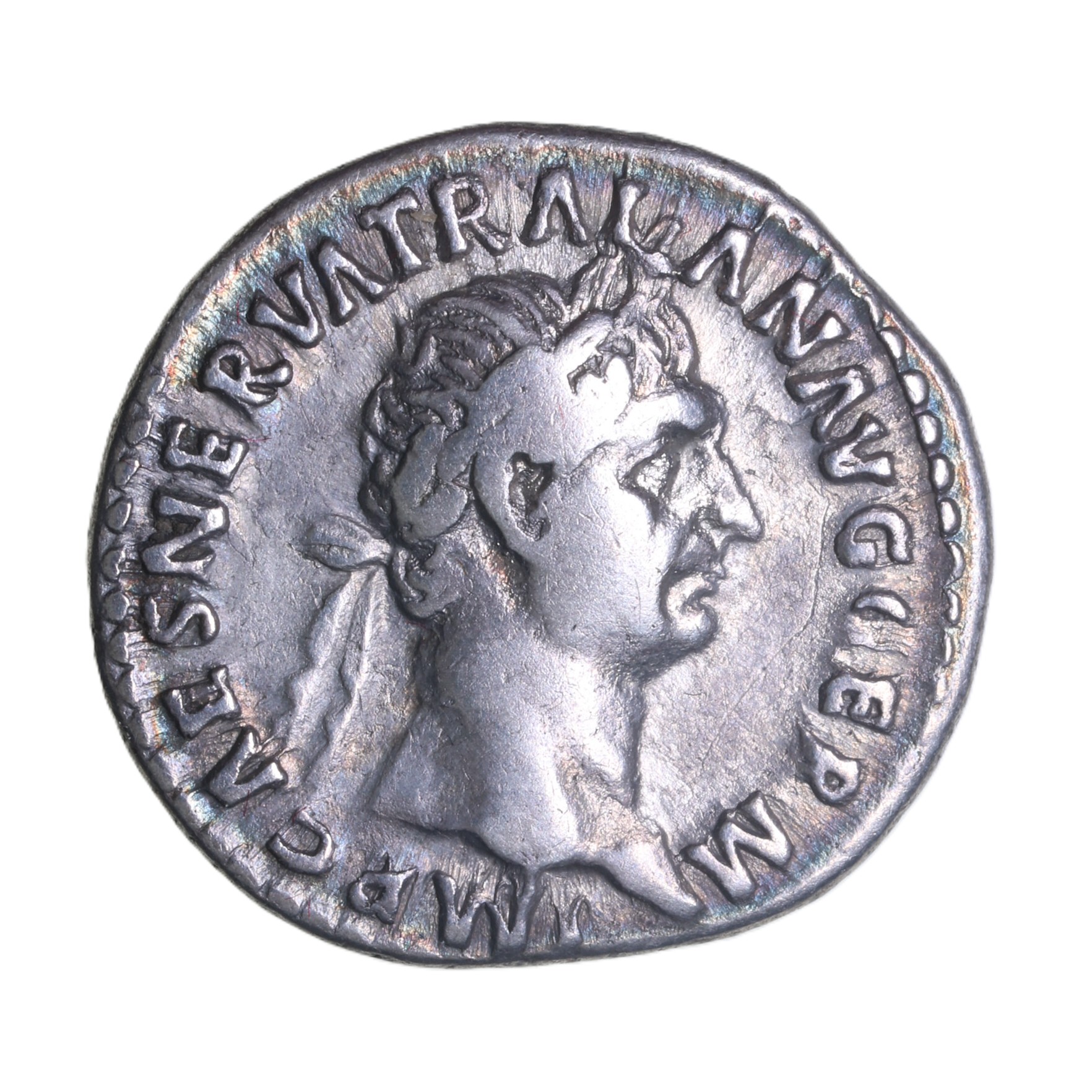Trajan AD 98-117 Silver Denarius Rome