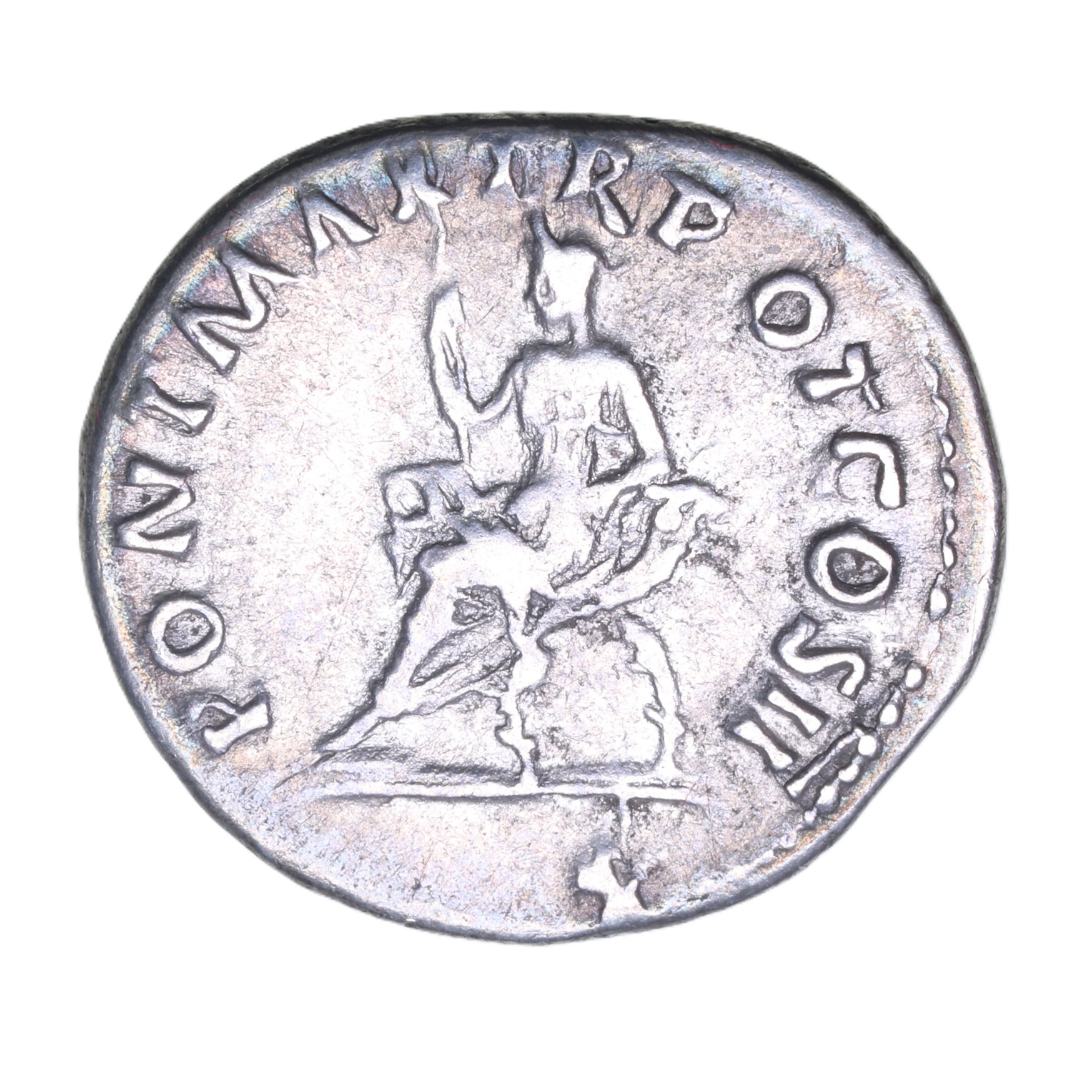 Trajan AD 98-117 Silver Denarius Rome - Image 2