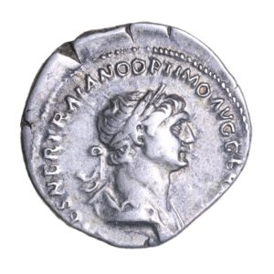 Trajan AD 98-117 Silver Denarius Rome