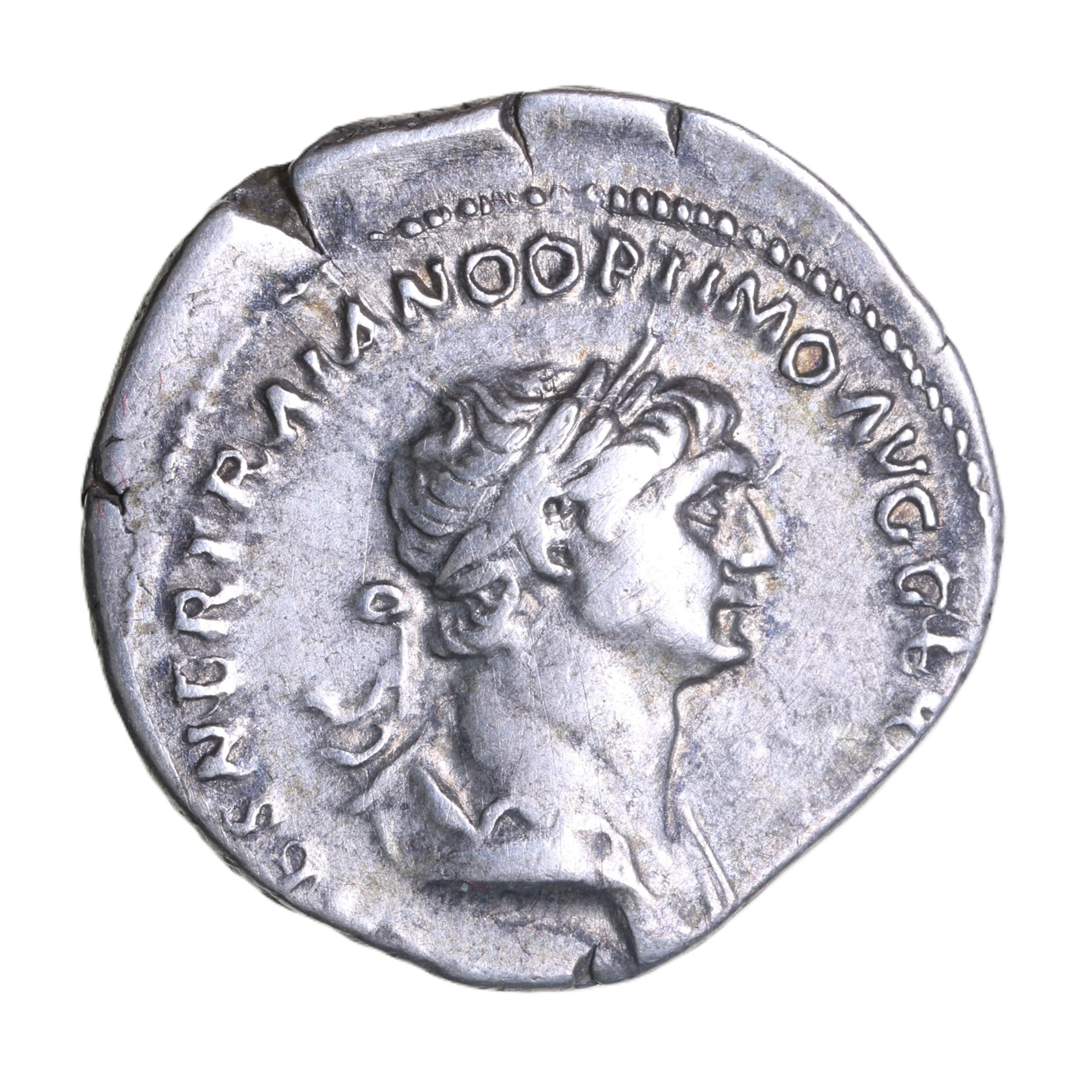 Trajan AD 98-117 Silver Denarius Rome