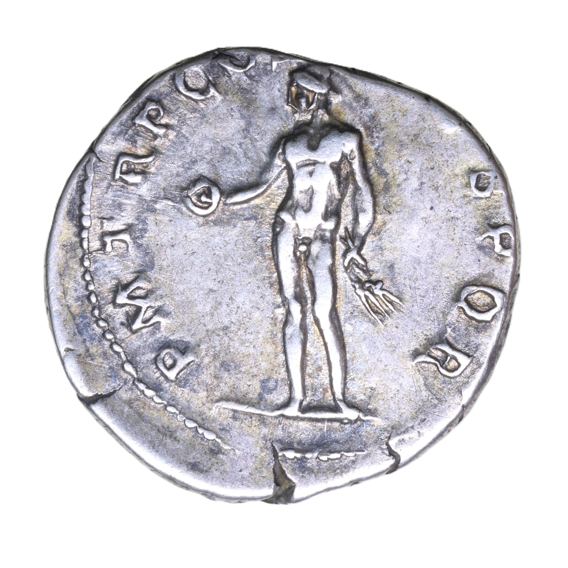 Trajan AD 98-117 Silver Denarius Rome - Image 2