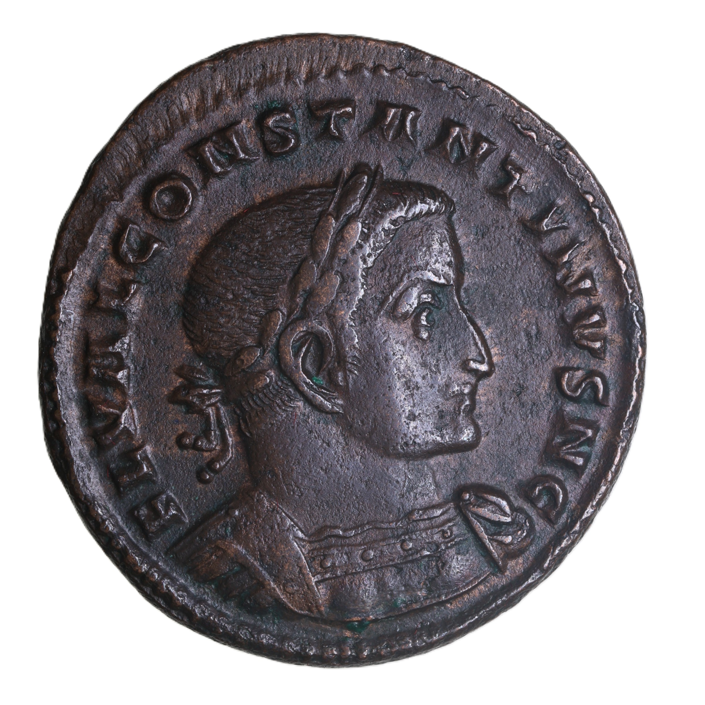 Constantine I AD 307-337 Bronze Follis Lyon
