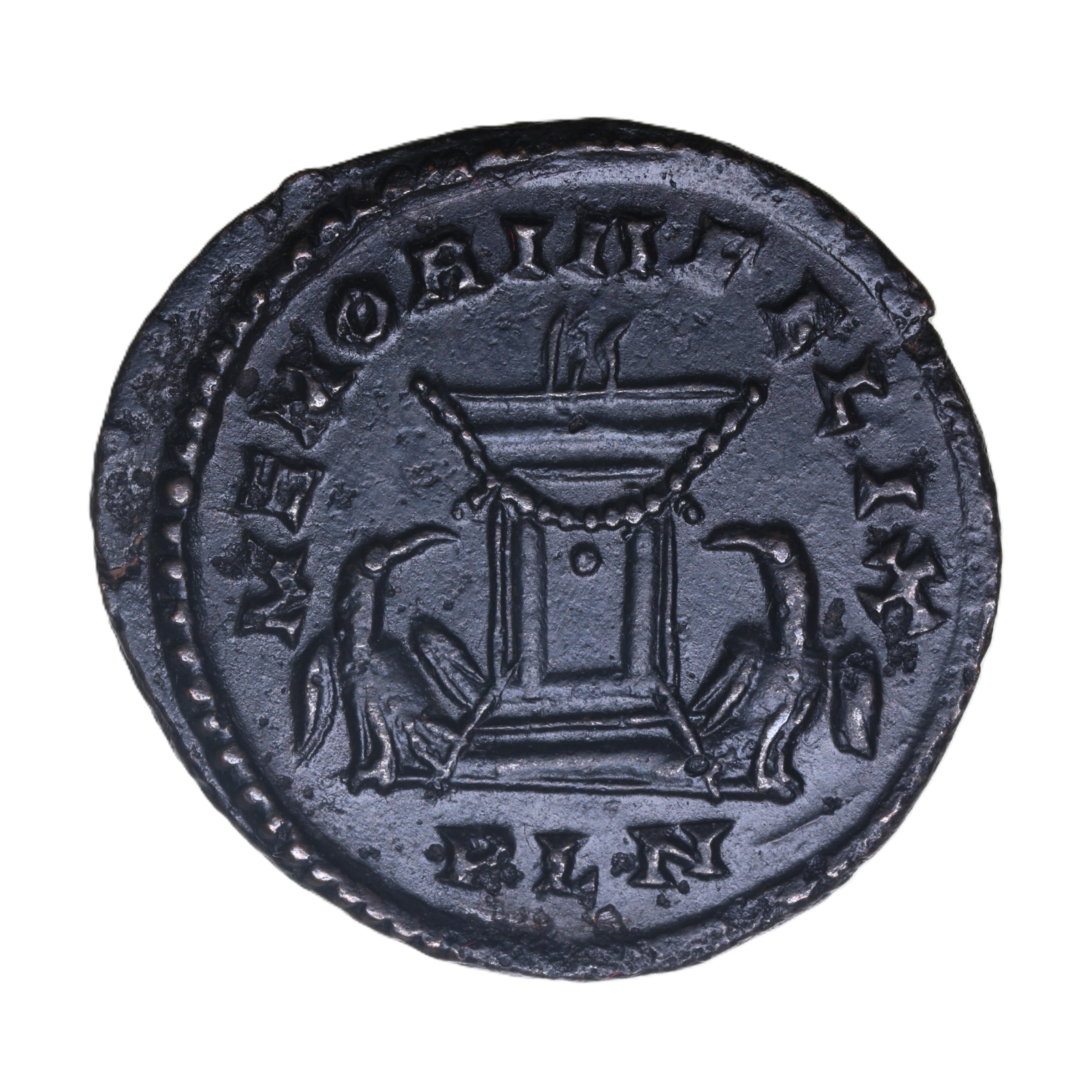 Divo Constantius AD 305-306 Bronze Follis London - Image 2