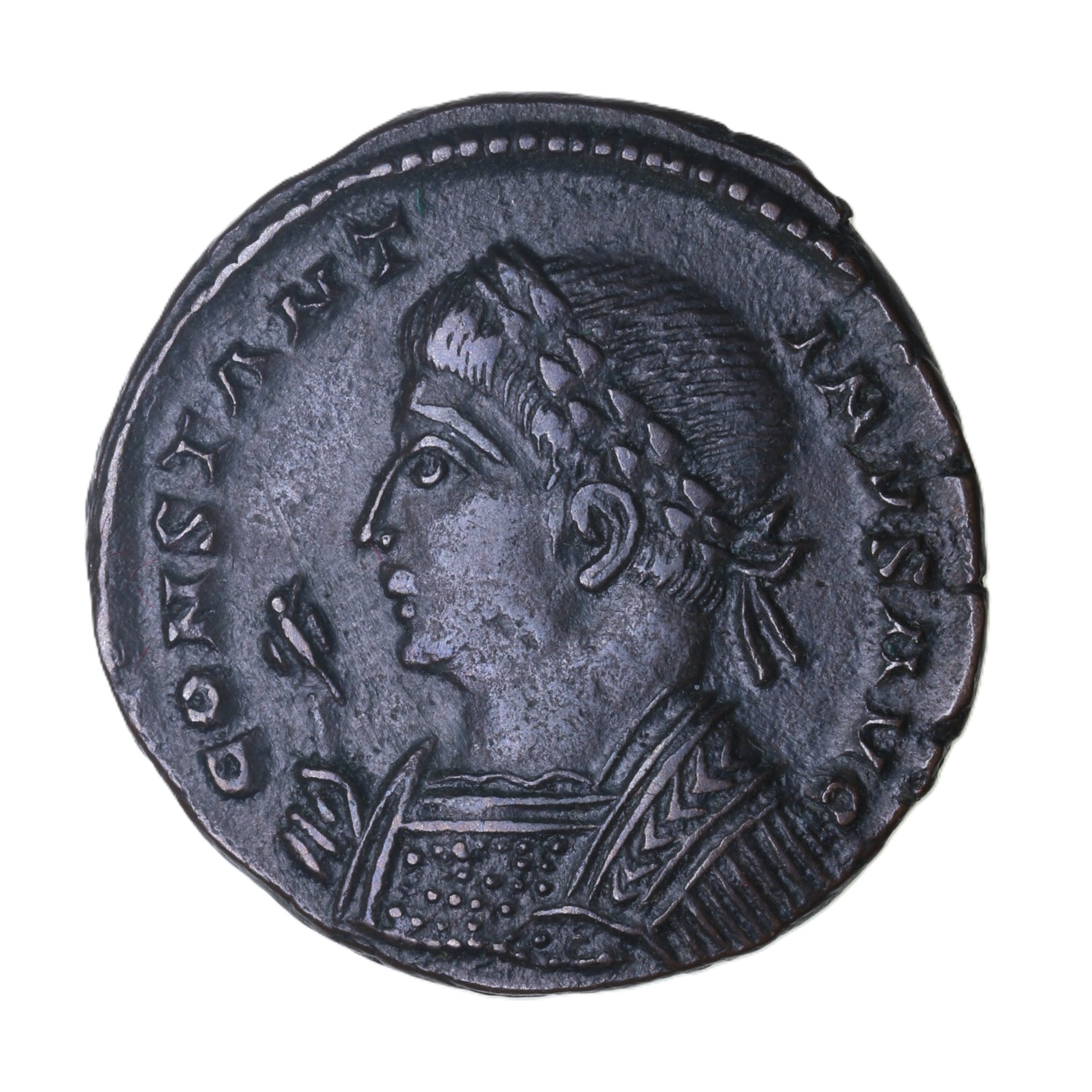 Constantine I AD 307-337 Bronze Follis London *Rare*