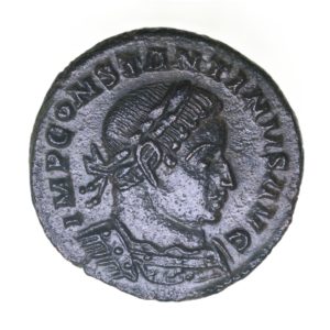 Constantine I AD 307-337 Bronze Follis Reduced London